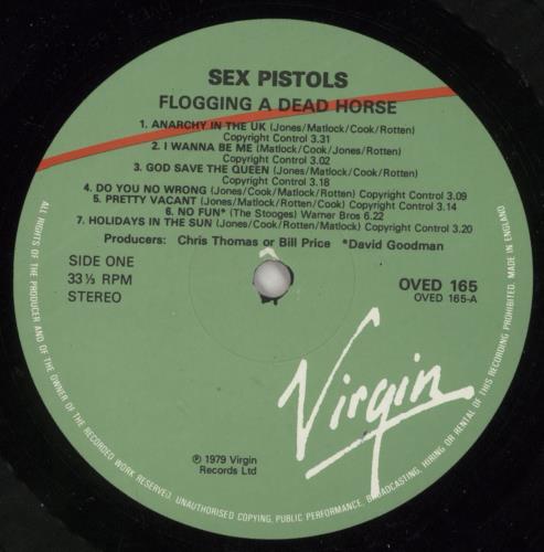 セックス・ピストルズ FLOGGING A DEAD HORSE 英国盤 Sex Pistols – Flogging A Dead Horse – Cassette (Compilation